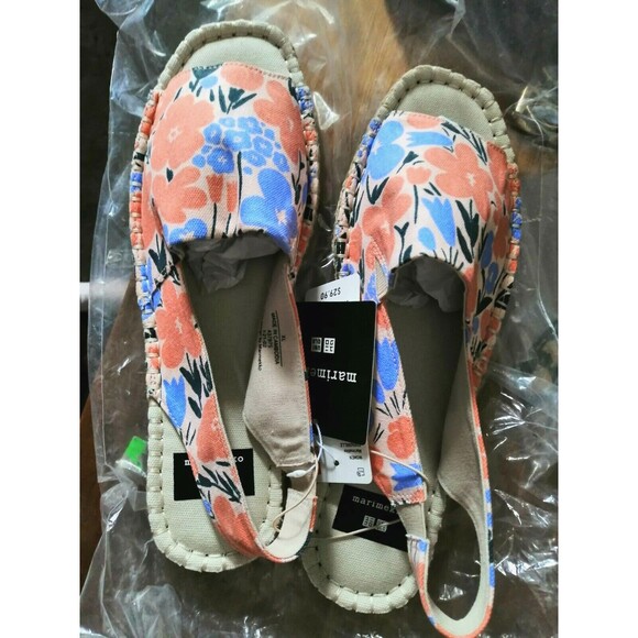 NWT Uniqlo Marimekko Espadrille Sandals (Size XL, US Size 9) - Picture 1 of 4